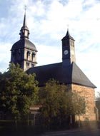 die Kirche von Pacé, Region Bretagne, Frankreich / l'Église de Pacé, Région Bretagne, France